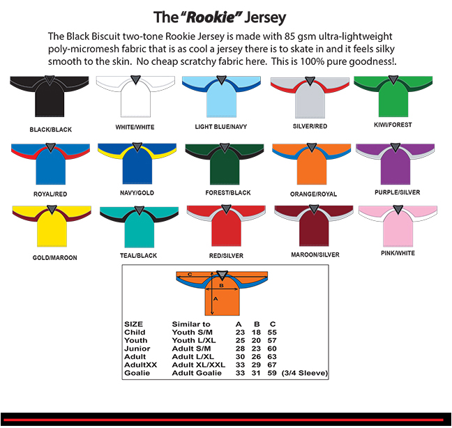 lightweight roller hockey jerseys