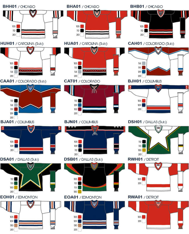 Hockey Jerseys Direct - A complete selection of blank NHL prostyle