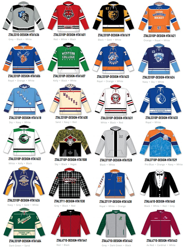 AthleticKnit: Customise online your hockey jerseys and team apparel