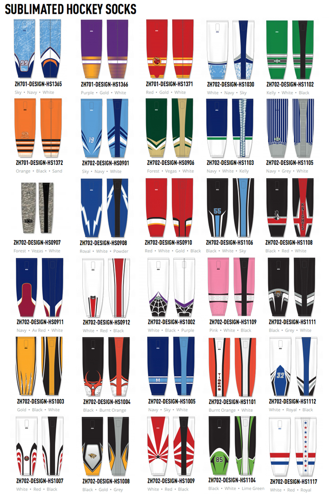 Sublimated Hockey Socks - Hockey - Sportswear