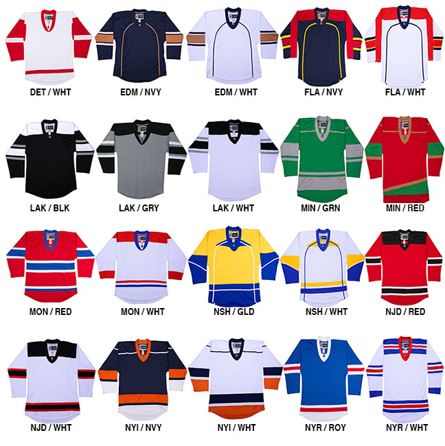 Edmonton Custom Replica Hockey Jersey from Tron - JerseyTron