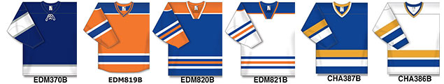 H7400-468 Pro Blue/Navy/White League Style Blank Hockey Jerseys Adult Large