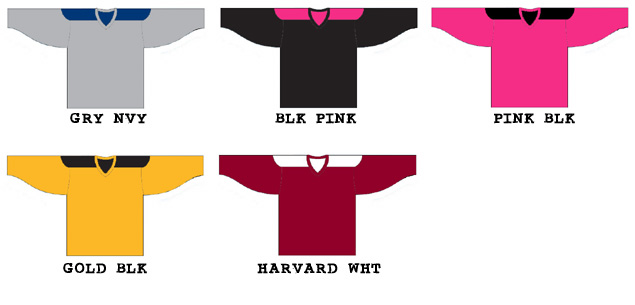 two tone hockey practice jerseys