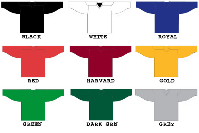 two tone hockey practice jerseys