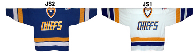 Blank Charlestown Chiefs Hockey Jerseys, Slapshot