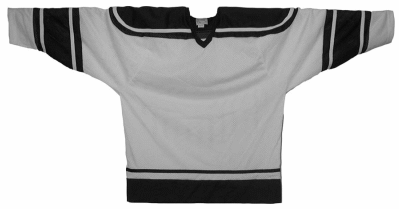blank black hockey jersey