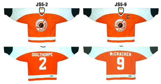 Shooters Orange Hockey Jersey